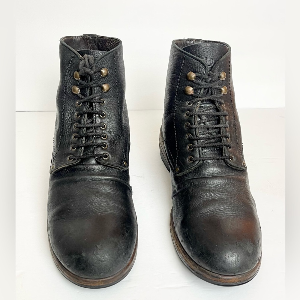 Vibram Vero Cuoio Lavorate Amano Men’s Boots Size 12 Made In Italy